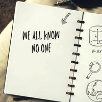 WE ALL KNOW NO ONE by FACE ZERO