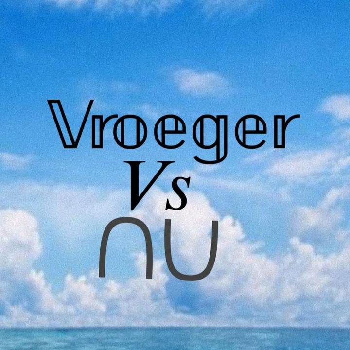 Vroeger Vs Nu Series Vroeger Vs Nu Tiktok