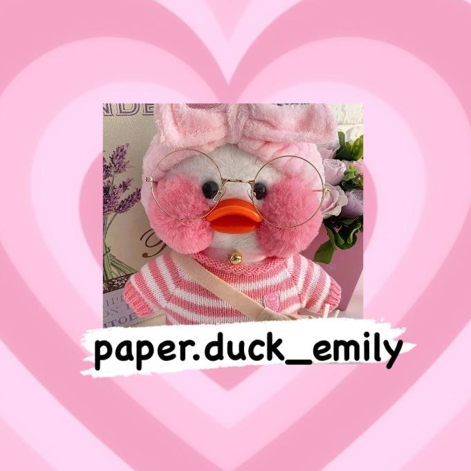 aesthetic paper duck 🌼🐻🦋 